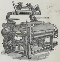 An illustration from A practical treatise on weaving and designing of textile fabrics : with chapters on the principles of construction of the loom, calculations, and colour (1885)