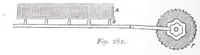Picture 12 of 16 from A practical treatise on weaving and designing of textile fabrics : with chapters on the principles of construction of the loom, calculations, and colour (1885), leaf 294