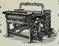 An illustration from A practical treatise on the construction of the power-loom and the art of weaving : all descriptions of texture produced by leaves of heddles : illustrated with diagrams, with calculations and instructions for the production of cotton, woollen, linen, and jute fabrics : intended as a textbook for those engaged in the trade (1883)