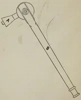 An illustration from A practical treatise on the construction of the power-loom and the art of weaving : all descriptions of texture produced by leaves of heddles : illustrated with diagrams, with calculations and instructions for the production of cotton, woollen, linen, and jute fabrics : intended as a textbook for those engaged in the trade (1887)
