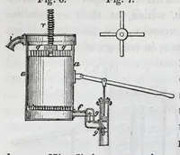 Picture 3 of 18 from A practical treatise on dyeing and calico-printing : including the latest inventions and improvements : also a description of the origin, manufacture, uses, and chemical properties of the various animal, vegetable, and mineral substances employed in these arts : with an appendix comprising definitions of chemical terms, with tables of weights, measures, thermometers, hydrometers, &c. (1860), leaf 262