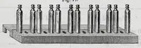 Picture 5 of 18 from A practical treatise on dyeing and calico-printing : including the latest inventions and improvements : also a description of the origin, manufacture, uses, and chemical properties of the various animal, vegetable, and mineral substances employed in these arts : with an appendix comprising definitions of chemical terms, with tables of weights, measures, thermometers, hydrometers, &c. (1860), leaf 271