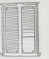 Picture 11 of 18 from A practical treatise on dyeing and calico-printing : including the latest inventions and improvements : also a description of the origin, manufacture, uses, and chemical properties of the various animal, vegetable, and mineral substances employed in these arts : with an appendix comprising definitions of chemical terms, with tables of weights, measures, thermometers, hydrometers, &c. (1860), leaf 613