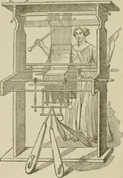 An illustration from A practical treatise on weaving by hand and power looms; intended as a text book for manufacturers by hand and power looms, and power loom engineers .. (1846)