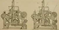 An illustration from A practical treatise on weaving by hand and power looms; intended as a text book for manufacturers by hand and power looms, and power loom engineers .. (1846)