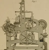 An illustration from A practical treatise on weaving by hand and power looms; intended as a text book for manufacturers by hand and power looms, and power loom engineers .. (1846)