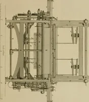 An illustration from A practical treatise on weaving by hand and power looms; intended as a text book for manufacturers by hand and power looms, and power loom engineers .. (1846)