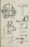 An illustration from A practical treatise on weaving by hand and power looms : intended as a text book for manufacturers by hand and power looms, and power loom engineers and especially designed to forward the extension of machinery to all kinds of plain weaving (1846)