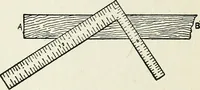 An illustration from A practical treatise on the steel square and its application to everyday use : being an exhaustive collection of steel square problems and solutions, "old and new", with many original and useful additions, forming a complete encyclopedia of steel square knowledge, together with a brief history of the square, and description of tables, keys and other aids and attachments (1903)