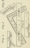 An illustration from A practical treatise on the steel square and its application to everyday use : being an exhaustive collection of steel square problems and solutions, "old and new", with many original and useful additions, forming a complete encyclopedia of steel square knowledge, together with a brief history of the square, and description of tables, keys and other aids and attachments (1903)