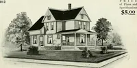 An illustration from A practical treatise on the steel square and its application to everyday use : being an exhaustive collection of steel square problems and solutions, "old and new", with many original and useful additions, forming a complete encyclopedia of steel square knowledge, together with a brief history of the square, and description of tables, keys and other aids and attachments (1903)