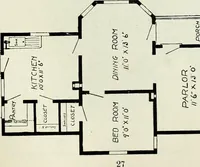 An illustration from A practical treatise on the steel square and its application to everyday use : being an exhaustive collection of steel square problems and solutions, "old and new", with many original and useful additions, forming a complete encyclopedia of steel square knowledge, together with a brief history of the square, and description of tables, keys and other aids and attachments (1903)