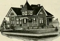 An illustration from A practical treatise on the steel square and its application to everyday use : being an exhaustive collection of steel square problems and solutions, "old and new", with many original and useful additions, forming a complete encyclopedia of steel square knowledge, together with a brief history of the square, and description of tables, keys and other aids and attachments (1903)