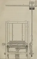 An illustration from A practical treatise on weaving by hand and power looms : intended as a text book for manufacturers by hand and power looms, and power loom engineers ... (1846)