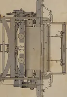 An illustration from A practical treatise on weaving by hand and power looms : intended as a text book for manufacturers by hand and power looms, and power loom engineers ... (1846)