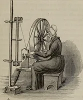 An illustration from A practical treatise on weaving by hand and power looms : intended as a text book for manufacturers by hand and power looms, and power loom engineers ... (1846)