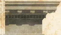 An illustration from Practice of architecture : containing the five orders of architecture and an additional column and entablature, with all their elements and details explained and illustrated, for the use of carpenters and practical men. (1835)
