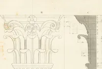 An illustration from Practice of architecture : containing the five orders of architecture and an additional column and entablature, with all their elements and details explained and illustrated, for the use of carpenters and practical men. (1835)