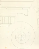 An illustration from Practice of architecture : containing the five orders of architecture and an additional column and entablature, with all their elements and details explained and illustrated, for the use of carpenters and practical men. (1835)