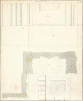 An illustration from Practice of architecture : containing the five orders of architecture and an additional column and entablature, with all their elements and details explained and illustrated, for the use of carpenters and practical men. (1835)