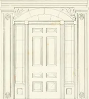 An illustration from Practice of architecture : containing the five orders of architecture and an additional column and entablature, with all their elements and details explained and illustrated, for the use of carpenters and practical men. (1835)