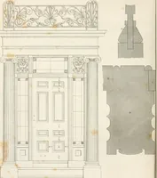 An illustration from Practice of architecture : containing the five orders of architecture and an additional column and entablature, with all their elements and details explained and illustrated, for the use of carpenters and practical men. (1835)