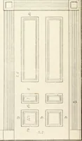 An illustration from Practice of architecture : containing the five orders of architecture and an additional column and entablature, with all their elements and details explained and illustrated, for the use of carpenters and practical men. (1835)