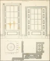 An illustration from Practice of architecture : containing the five orders of architecture and an additional column and entablature, with all their elements and details explained and illustrated, for the use of carpenters and practical men. (1835)