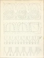 An illustration from Practice of architecture : containing the five orders of architecture and an additional column and entablature, with all their elements and details explained and illustrated, for the use of carpenters and practical men. (1835)