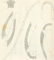 An illustration from Practice of architecture : containing the five orders of architecture and an additional column and entablature, with all their elements and details explained and illustrated, for the use of carpenters and practical men. (1835)