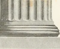 An illustration from Practice of architecture : containing the five orders of architecture and an additional column and entablature, with all their elements and details explained and illustrated, for the use of carpenters and practical men. (1835)