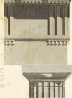 An illustration from Practice of architecture : containing the five orders of architecture and an additional column and entablature, with all their elements and details explained and illustrated, for the use of carpenters and practical men. (1835)