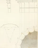 An illustration from Practice of architecture : containing the five orders of architecture and an additional column and entablature, with all their elements and details explained and illustrated, for the use of carpenters and practical men. (1835)