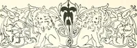 An illustration from The practice of typography; correct composition; a treatise on spelling, abbreviations, the compounding and division of words, the proper use of figures and numerals, italic and capital letters, notes. etc., with observations on punctuation and proof-reading (1902)