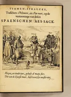 Picture 3 of 4 from Practiicke van den Spaenschen aes-sack: aen-gevvesen op de veroveringe, en victorie van den loffelijcken, voorsienighen, manlijck-hertighen Heer Generael Pieter Pietersz. Heyn. : Met by-voeginghe van noodighe poëtische 't samen-spraecke; ende aerdige rijm-vyeren, en vvellekomsten. : Mitsgaders eenighe treur-versen op het droevich ongheluck des Coninckl: M: van Bohemen (1629), leaf 9
