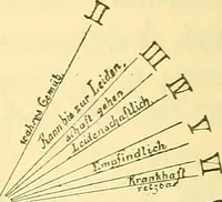 An illustration from Praktisches Lehrbuch der Graphologie : (Handschriften-Deutungs-Kunde) (1897)