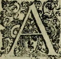 An illustration from Pratica manvale di arteglieria : nella quale si tratta della inuentione di essa, dell'ordine di condurla, & piantarla sotto à qualunque fortezza, fabricar mine da far volar in alto le fortezze, spianar le montagne, diuertir l'acque offensiue i regni & prouincie, tirar co i pezzi in molti & diuersi modi, far fuochi artificiali : con altri bellissimi secreti all'essercitio dell'arteglieria appartenenti (1586)