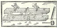 Picture 30 of 38 from Prattica manuale dell'artiglieria : doue si tratta dell'eccellenza, & origine dell'arte militare, e delle machine vsate da gli antichi : dell'inuentione della poluere, & artiglieria : del modo di condurla per acqua, e per terra, e piantarla in qual si voglia impresa : di fabricar le mine per mandar' in aria fortezze, e montagne : di fuochi artificiali : e di varij secreti, & importantissimi auuertimenti all'vso della guerra vtilissimi, e necessarij : e nel fine d'vn molto copioso, & importante essamine de'bombardieri ... (1606), leaf 296