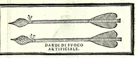 Picture 4 of 38 from Prattica manuale dell'artiglieria : doue si tratta dell'eccellenza, & origine dell'arte militare, e delle machine vsate da gli antichi : dell'inuentione della poluere, & artiglieria : del modo di condurla per acqua, e per terra, e piantarla in qual si voglia impresa : di fabricar le mine per mandar' in aria fortezze, e montagne : di fuochi artificiali : e di varij secreti, & importantissimi auuertimenti all'vso della guerra vtilissimi, e necessarij : e nel fine d'vn molto copioso, & importante essamine de'bombardieri ... (1606), leaf 33