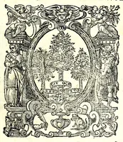 Picture 1 of 38 from Prattica manuale dell'artiglieria : doue si tratta dell'eccellenza, & origine dell'arte militare, e delle machine vsate da gli antichi : dell'inuentione della poluere, & artiglieria : del modo di condurla per acqua, e per terra, e piantarla in qual si voglia impresa : di fabricar le mine per mandar' in aria fortezze, e montagne : di fuochi artificiali : e di varij secreti, & importantissimi auuertimenti all'vso della guerra vtilissimi, e necessarij : e nel fine d'vn molto copioso, & importante essamine de'bombardieri ... (1606), leaf 7