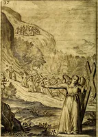 An illustration from Praxis exercitiorum spiritualium P.N. S. Ignatii. (1695)