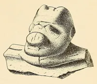 An illustration from Prehistoric objects from a shell-heap at Erin bay, Trinidad (1914)