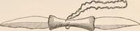 An illustration from Pre-historic times, as illustrated by ancient remains and the manners and customs of modern savages (1892)