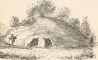 An illustration from Pre-historic times, as illustrated by ancient remains and the manners and customs of modern savages (1892)