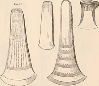 An illustration from Pre-historic times, as illustrated by ancient remains and the manners and customs of modern savages (1892)