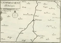 Picture 456 of 470 from Premiere[-seconde] partie, Les plans et profilz de toutes les principalles villes et lieux considerables de France : ensemble les cartes generalles de chascune prouince & les particulières de chasque gouuernement d'icelles (1636), leaf 1000