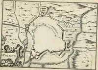 Picture 35 of 470 from Premiere[-seconde] partie, Les plans et profilz de toutes les principalles villes et lieux considerables de France : ensemble les cartes generalles de chascune prouince & les particulières de chasque gouuernement d'icelles (1636), leaf 108