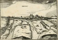 Picture 43 of 470 from Premiere[-seconde] partie, Les plans et profilz de toutes les principalles villes et lieux considerables de France : ensemble les cartes generalles de chascune prouince & les particulières de chasque gouuernement d'icelles (1636), leaf 124