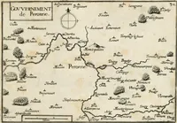 Picture 44 of 470 from Premiere[-seconde] partie, Les plans et profilz de toutes les principalles villes et lieux considerables de France : ensemble les cartes generalles de chascune prouince & les particulières de chasque gouuernement d'icelles (1636), leaf 126