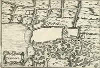 Picture 45 of 470 from Premiere[-seconde] partie, Les plans et profilz de toutes les principalles villes et lieux considerables de France : ensemble les cartes generalles de chascune prouince & les particulières de chasque gouuernement d'icelles (1636), leaf 128